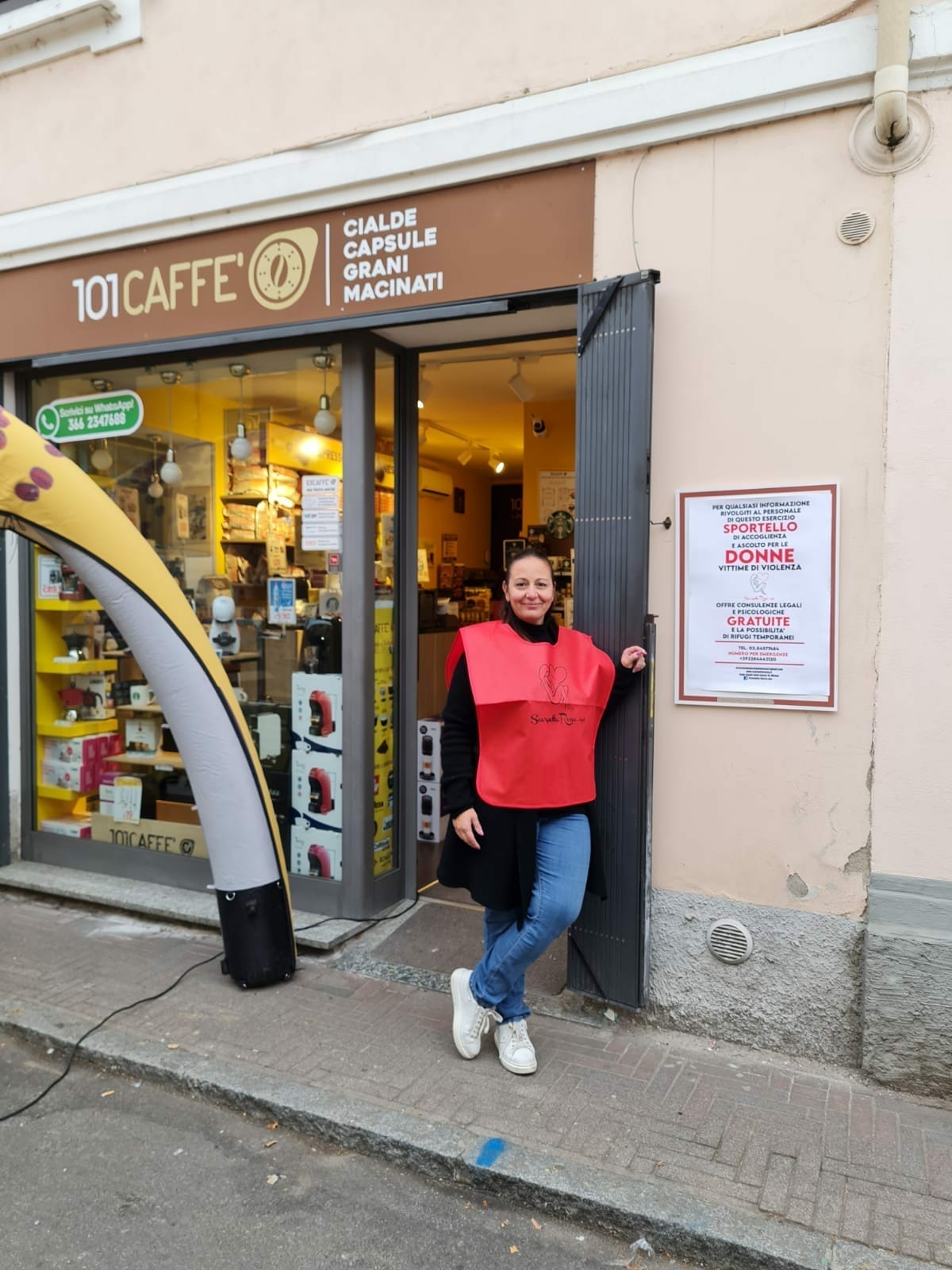 Centro di primo ascolto per le donne vittime di violenza mdella Associazione Scarpetta Rossa.