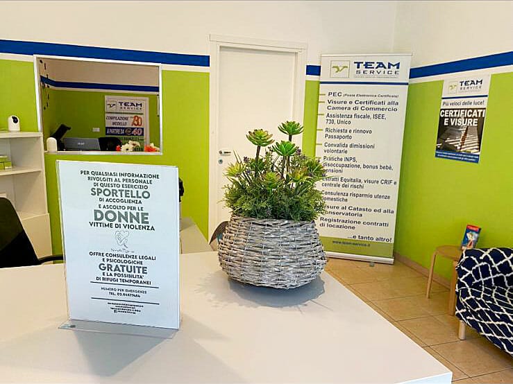 Nuovo Centro di primo ascolto presso il centro servizi Team Service a Poggio a Caiano in provincia di Prato.
